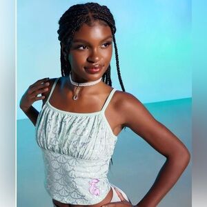 Disney Her Universe The Little Mermaid Crop Top NWT